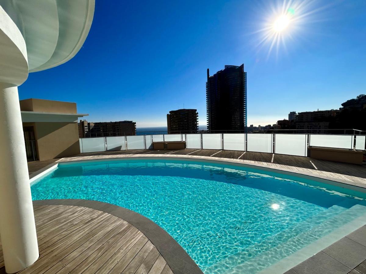 Luxueux Studio Neuf - Frontiere Monaco - Piscine - Parking Prive エクステリア 写真